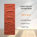 Faux Siding Panel lightweight brick Polyurethane Wall stone