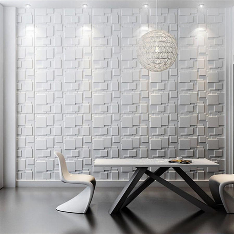 Pared 3d Wall Panels Wallpaper Wall Coatings for Home Decoration Indoor Panel De Pvc Modern Geometric Villa