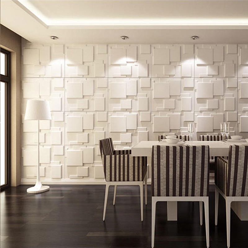 Pared 3d Wall Panels Wallpaper Wall Coatings for Home Decoration Indoor Panel De Pvc Modern Geometric Villa
