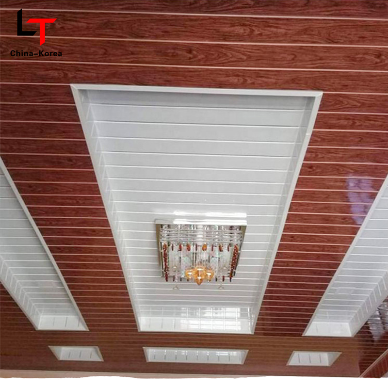 Melinco Interior Decoration Faux Stone Texture Flat Panel PVC Ceiling Panels Marble Grain Wall Board Waterpoof Sheet
