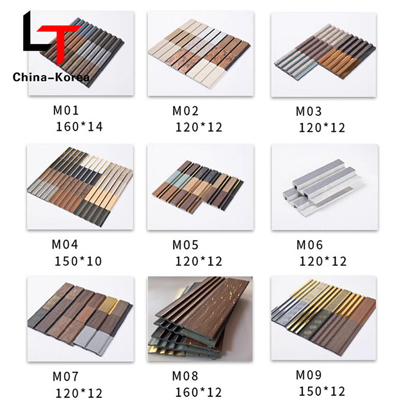 Decorative Waterproof Ps Wall Panel Color New Types Indoor Baseboard Leather Polystyrene Graphic Design Modern Customized Color