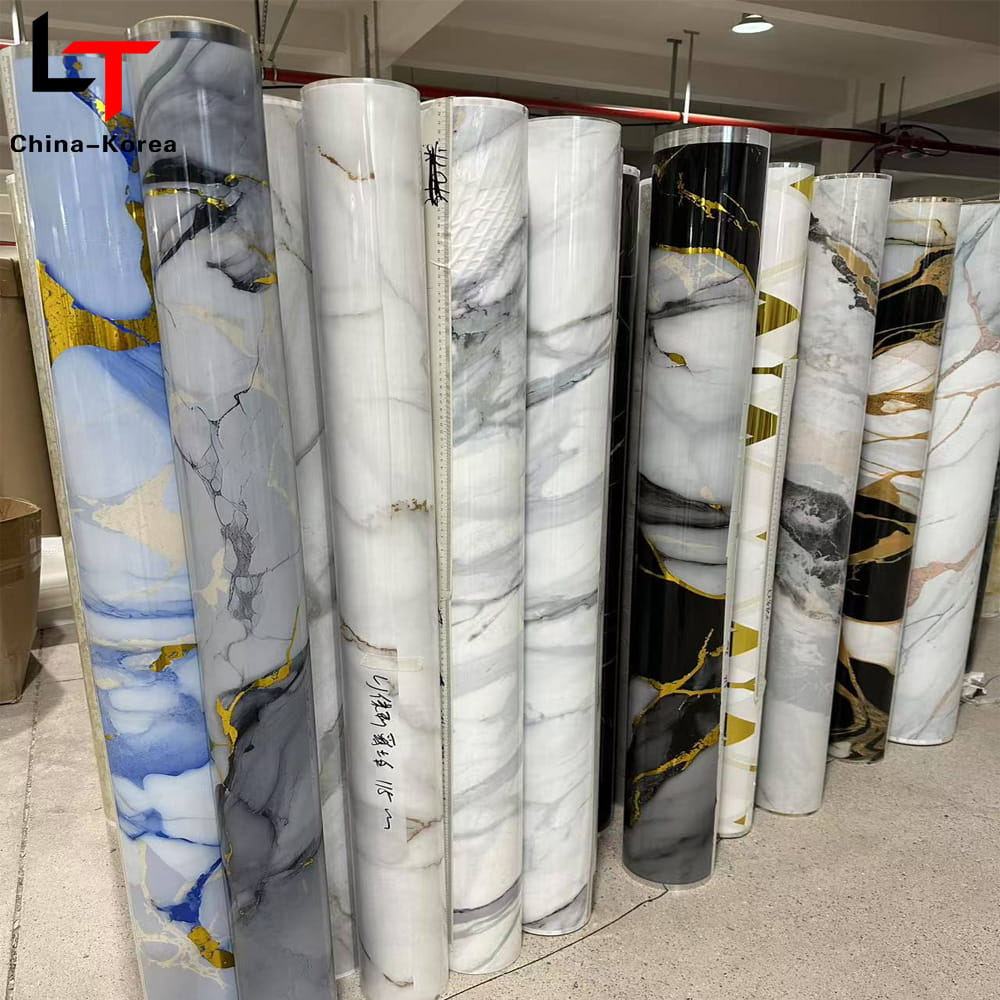3D 5D Printing Lamination Heat Transfer Film PVC Furniture Decoration Film Vacuum Press Foil for Door Wall Panel WPC UV Board