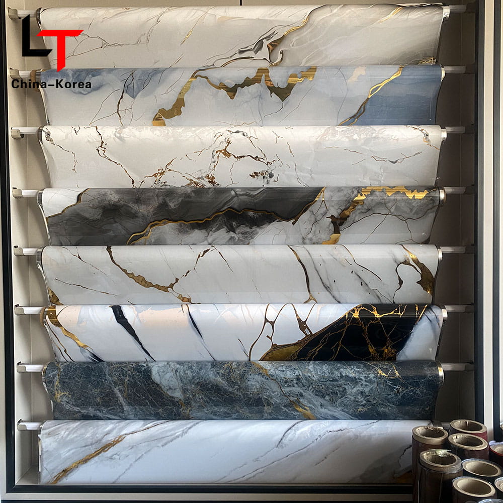 3D 5D Printing Lamination Heat Transfer Film PVC Furniture Decoration Film Vacuum Press Foil for Door Wall Panel WPC UV Board