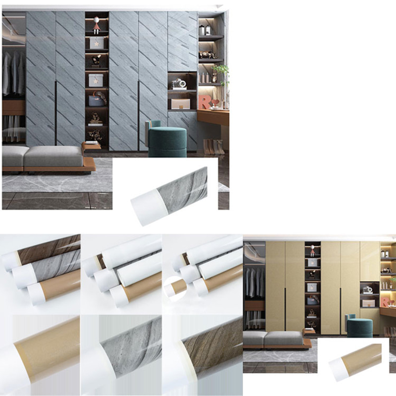 Golden Hot Stamping Marble Heat Transfer Film PVC Furniture Decor Film Vacuum Press Foil For Door For Wall Panel WPC UV Board