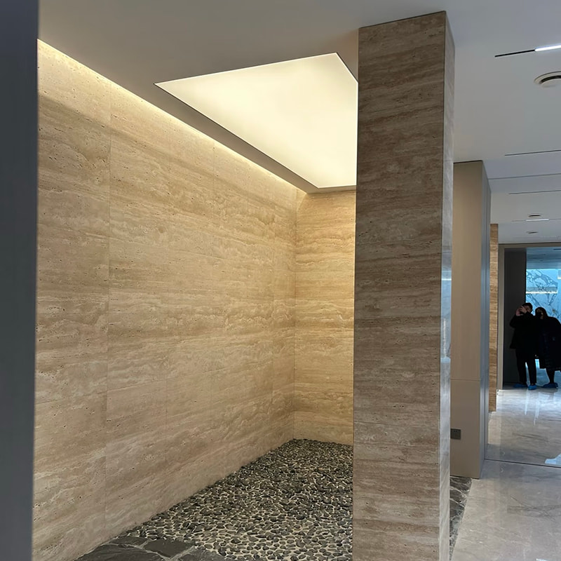 Fireproof Tile Veneer Faux Interior Bendable Soft Wall Cladding Travertine Artificial Flexible Soft Stone Wall Panels