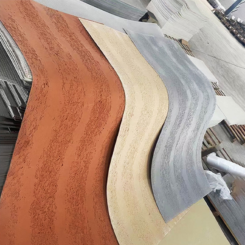 Modern Design Fireproof Lightweight Wall Panels New Material Soft Stone Cladding Flexible MCM Tiles Linear Stone Wall Covering