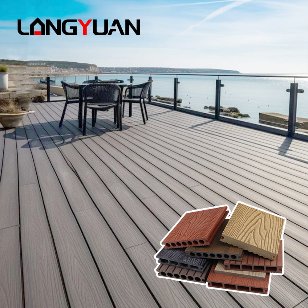 Snap on DIY Floor Outdoor Waterproof Wpc Patio Composite Engineered Flooring Interlocking Decking Tile Boards