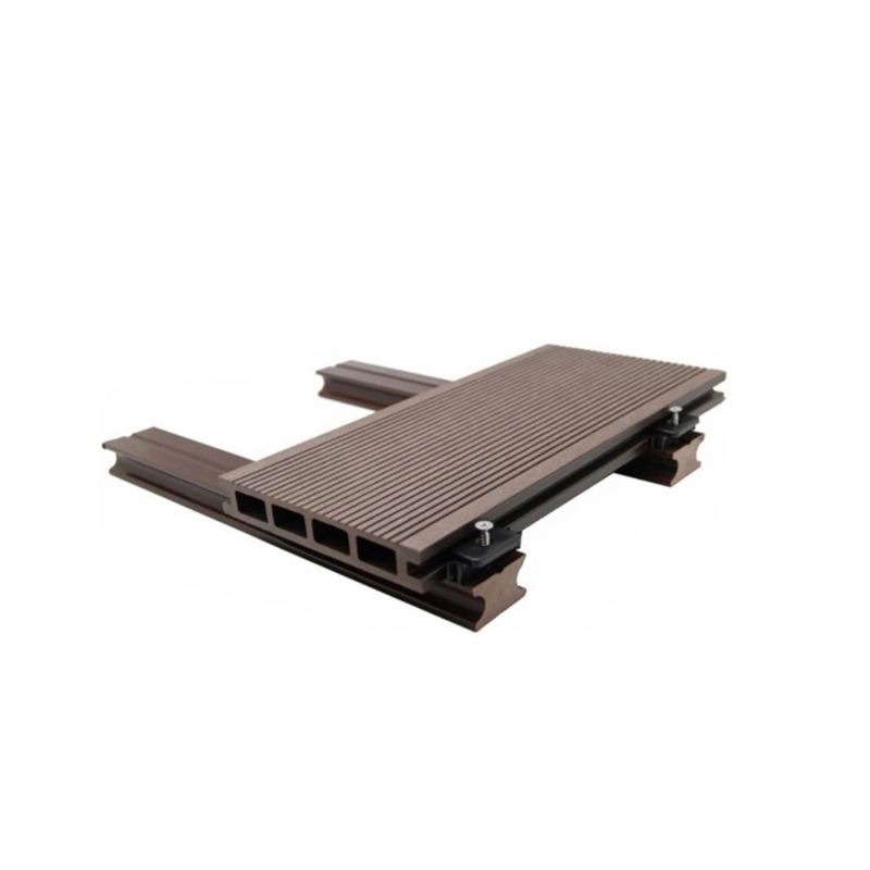 Snap on DIY Floor Outdoor Waterproof Wpc Patio Composite Engineered Flooring Interlocking Decking Tile Boards