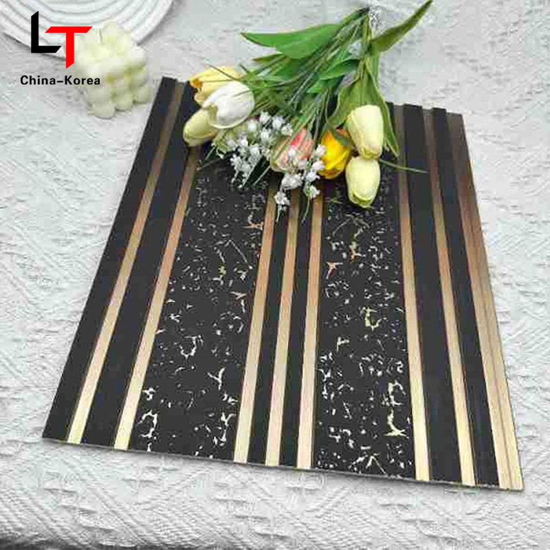 Decorative Waterproof Ps Wall Panel Color New Types Indoor Baseboard Leather Polystyrene Graphic Design Modern Customized Color