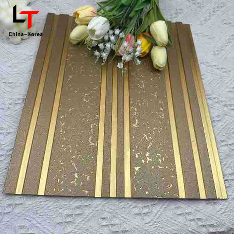 Decorative Waterproof Ps Wall Panel Color New Types Indoor Baseboard Leather Polystyrene Graphic Design Modern Customized Color