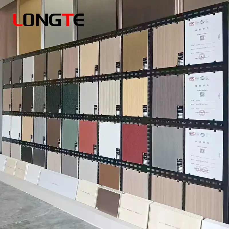 Lightweight PVC Carbon Crystal Sheet High-Density Anti-Scratch 5mm-8mm Thick for Commercial Hotel Bathroom Decoration Fireproof B1 Grade Durable Wall Panel