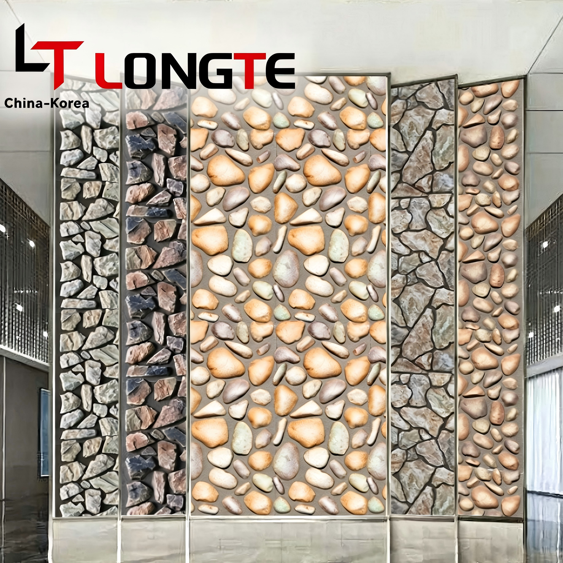 River Rock Stone Panels
