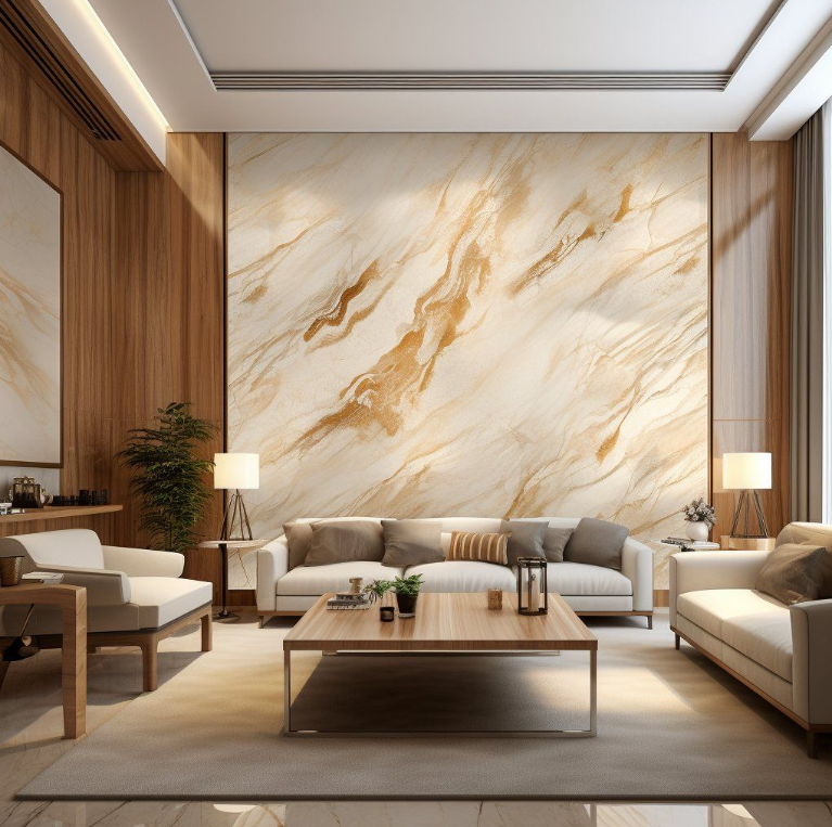 UV Coated Marble Sheet