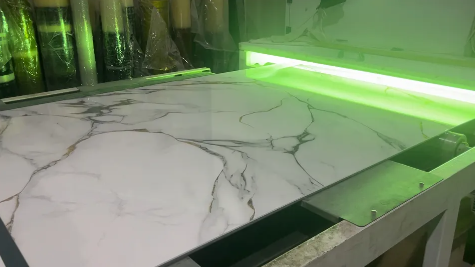 UV marble sheet for bedroom wall