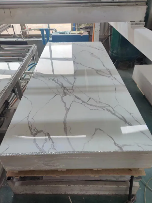 UV marble sheet for bedroom wall