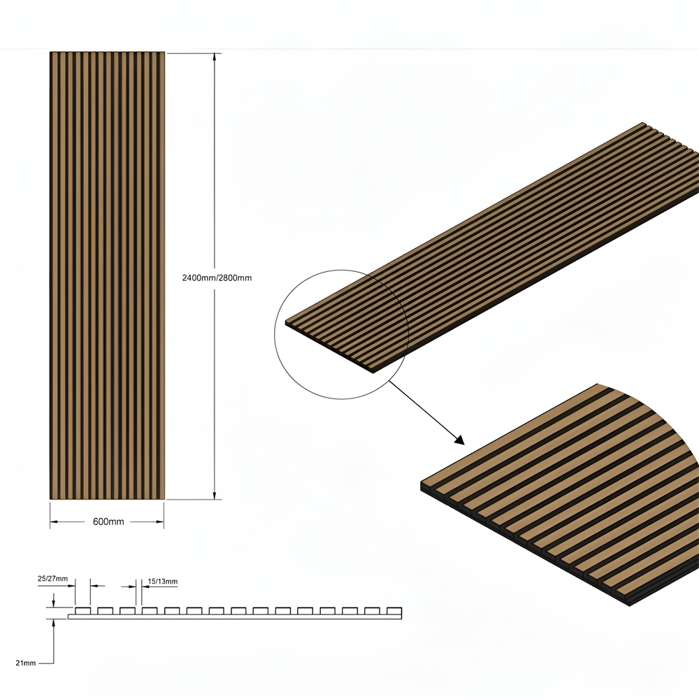 Soft Fabric Wrapped Acoustic Wall Panel with Fire Resistant Fiberglass
