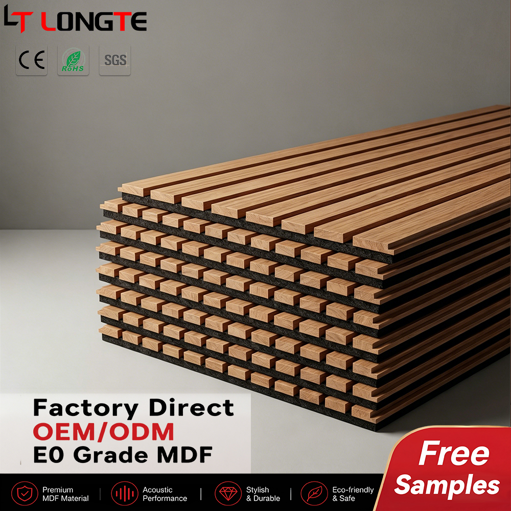 Sound Absorbing Wood Slat Wall Panel for Office Interior