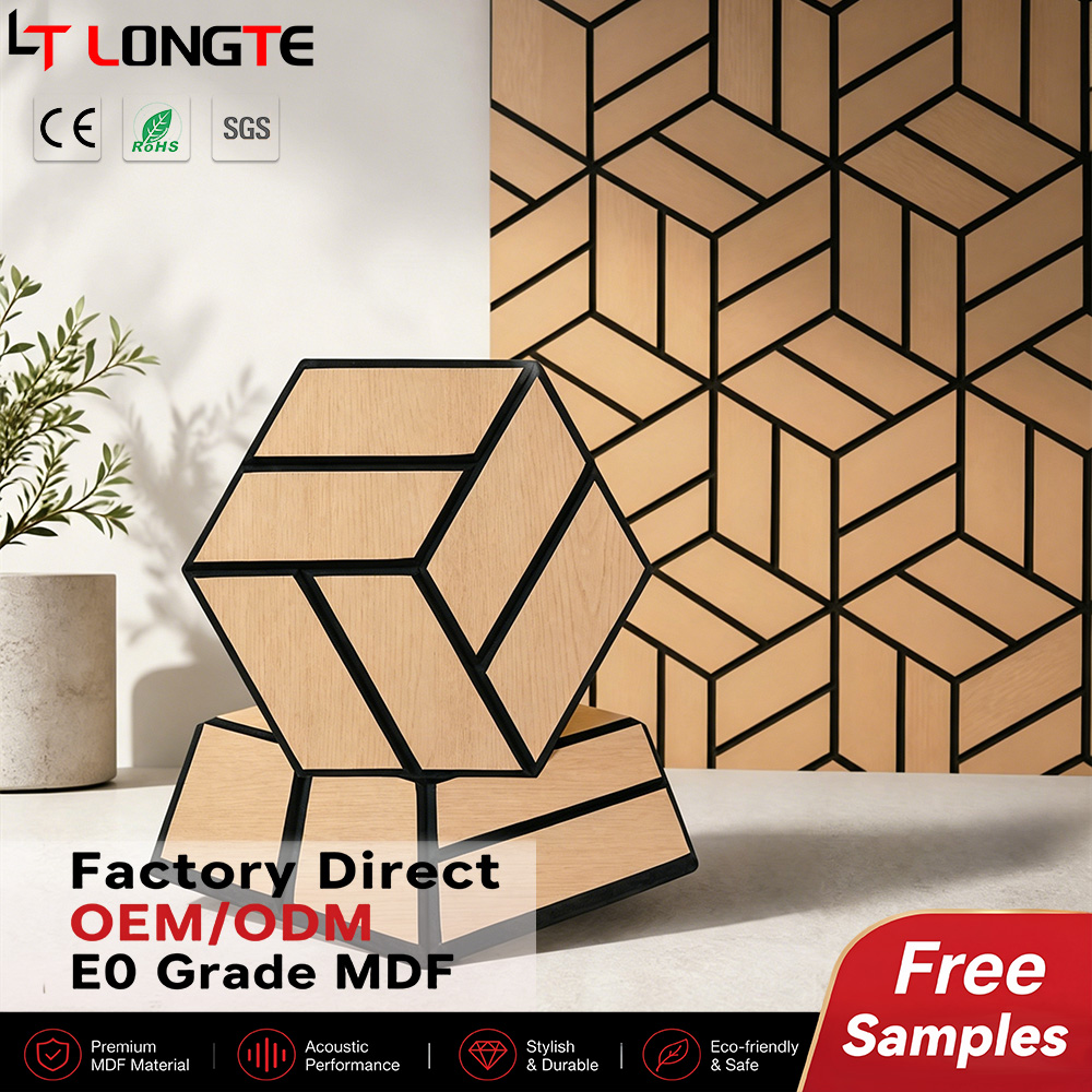 PET Felt Acoustic Wall Panel for Sound Absorption and Interior Decor